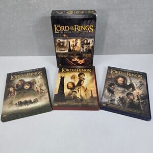 The Lord of the Rings Trilogy Widescreen 6-Disc DVD Set Complete in Box